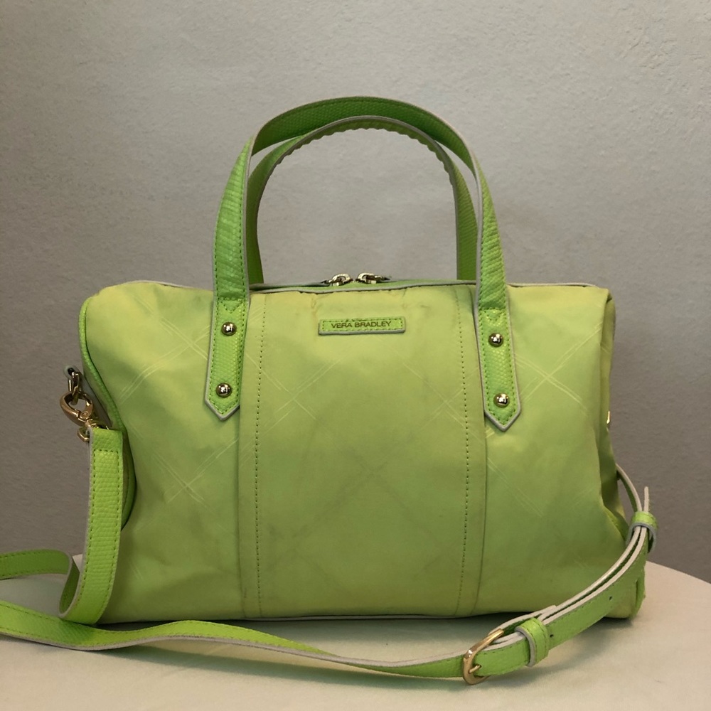 Vera Bradley Preppy Poly Marlo Satchel